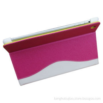 Synthetic Leather Cases for iPad, Many Colors, Customized Designs Available